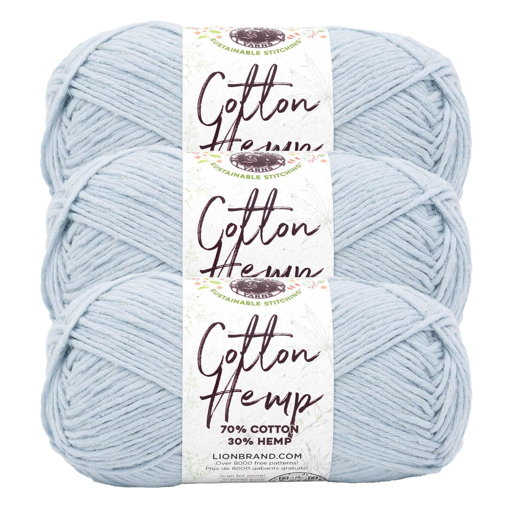 3 Pack Lion Brand® Cotton Hemp Yarn